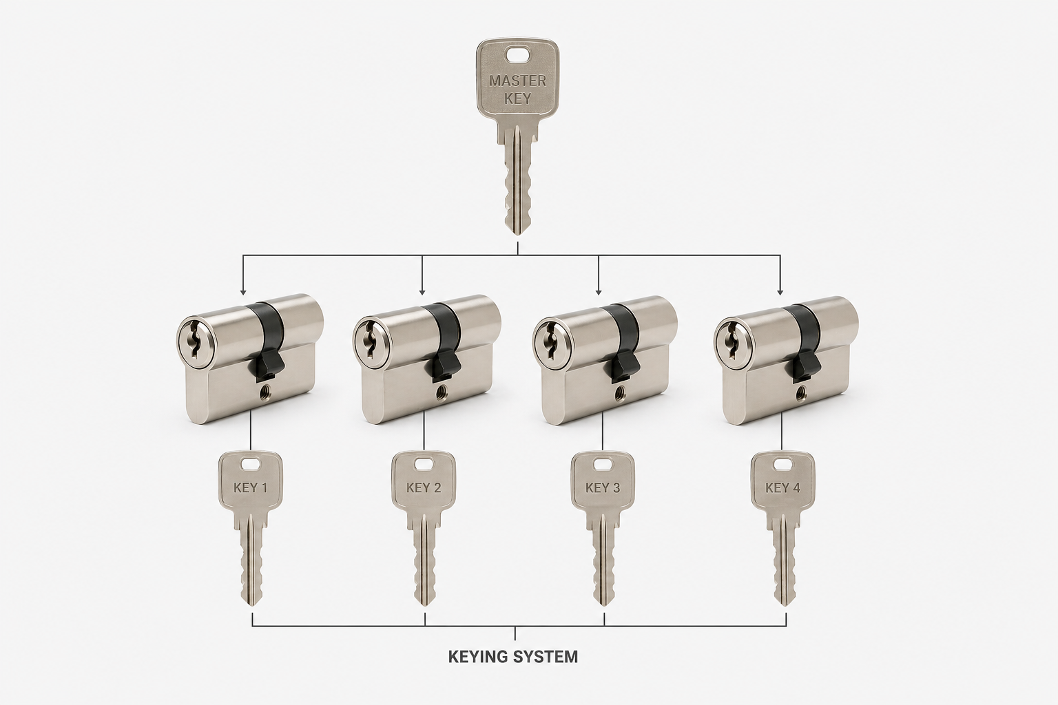 Keying System Nedir? Kilit Sistemlerinde Anahtar Yönetimi ve Güvenlik